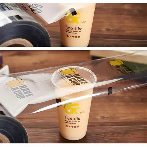 Milk tea cover film
